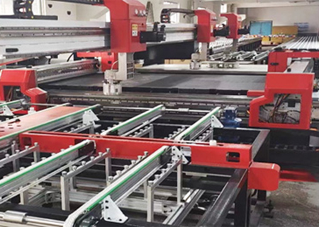 Automotive glass processing line