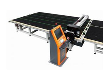 Glass cutting and breaking table